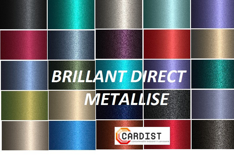Peinture métallisée  brillant direct 1kg + 0.5 l de durcisseur