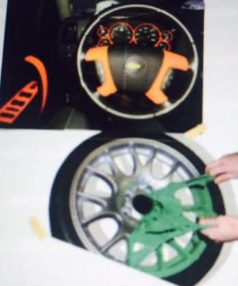 Spray de peinture pelable 400ml orange