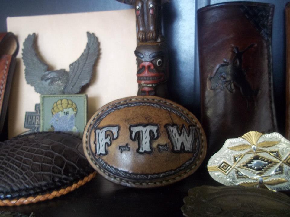 Boucle ceinture cuir F.T.W