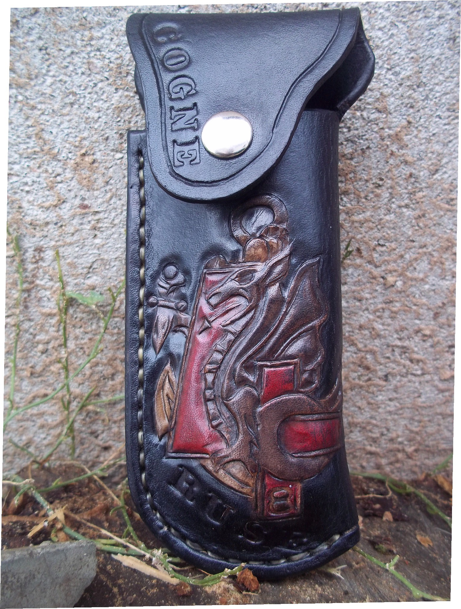 étui couteaux pliant 8eme RPIMA