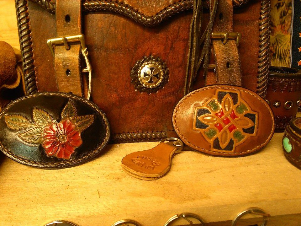 boucle ceinturon cuir motif celtique