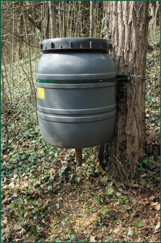 Agrainoir fixe à ressort